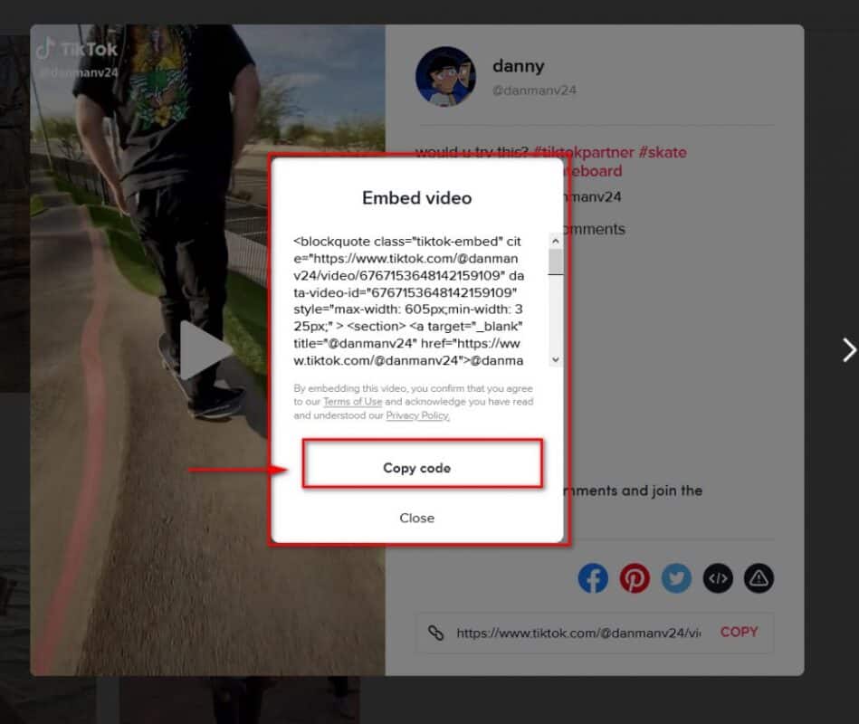 Embed TikTok Videos In WordPress