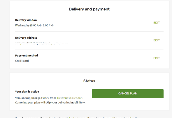 Cancel Hello Fresh Account