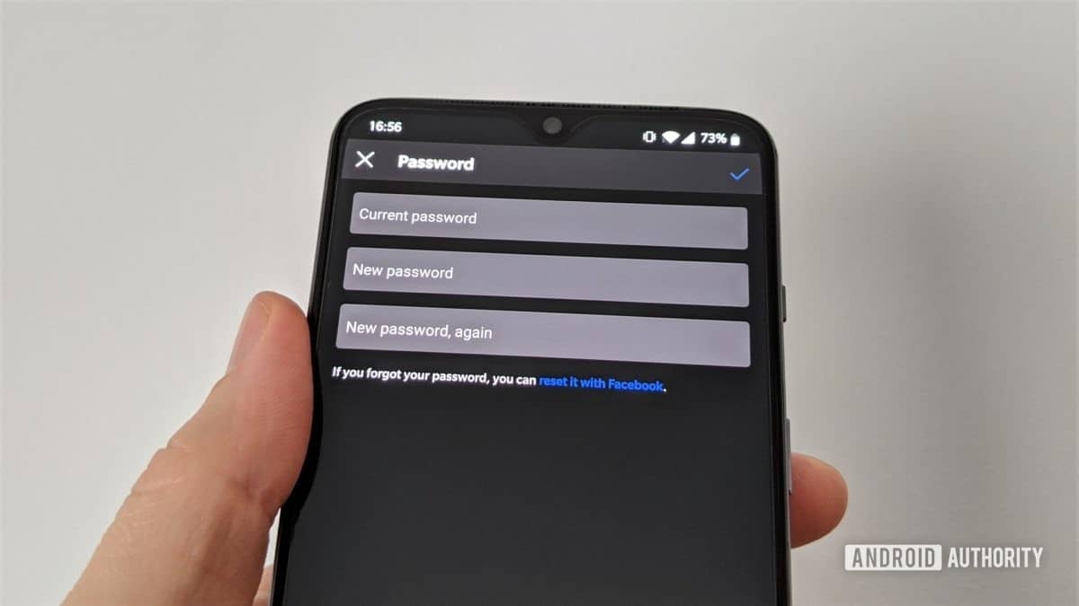 Change Reset Instagram Password