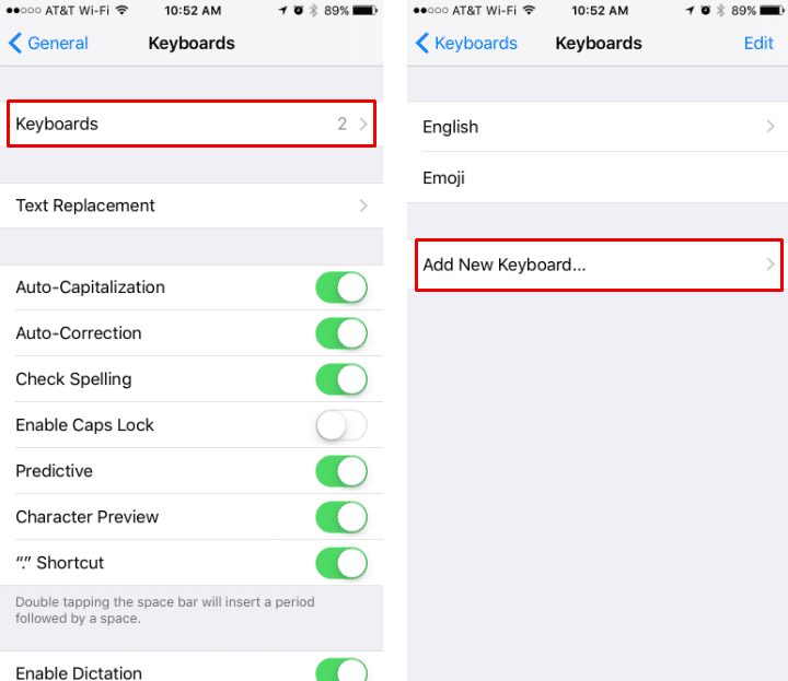 add bitmoji iphone keyboard