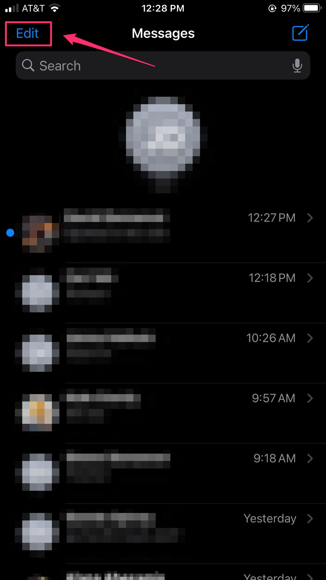 Pin Message Conversations iPhone iOS 14