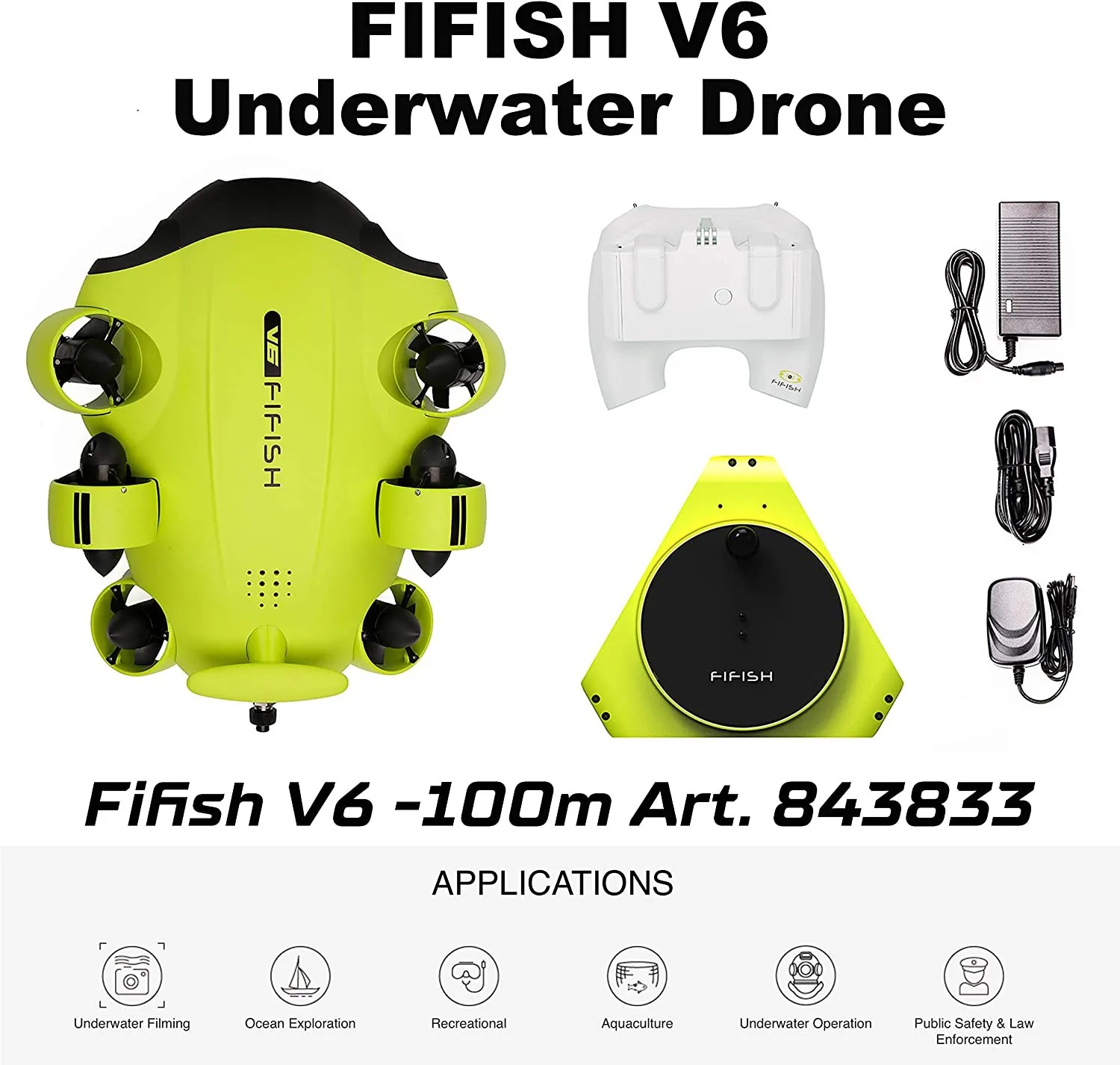 fifish 4k water drone