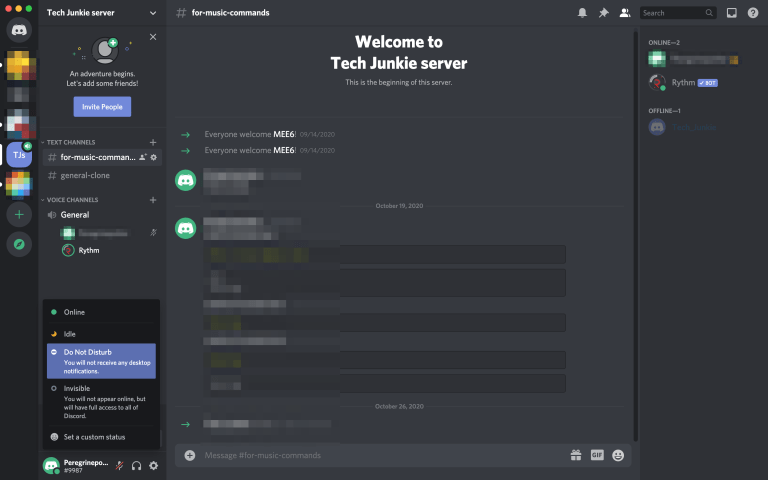 Leave Voice Channel Discord