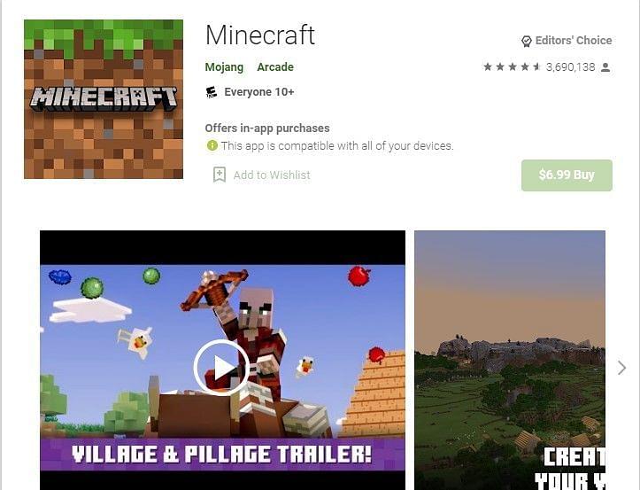 Download Minecraft Pocket Edition Android