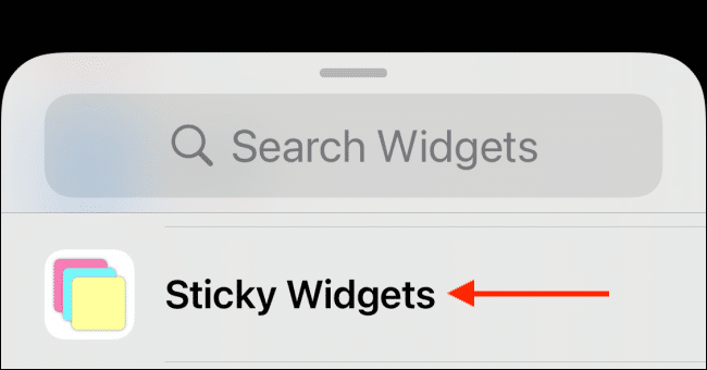 Add Sticky Notes iPhone Home Screen