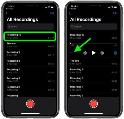 improve voice memo recordings ios 14 iphone