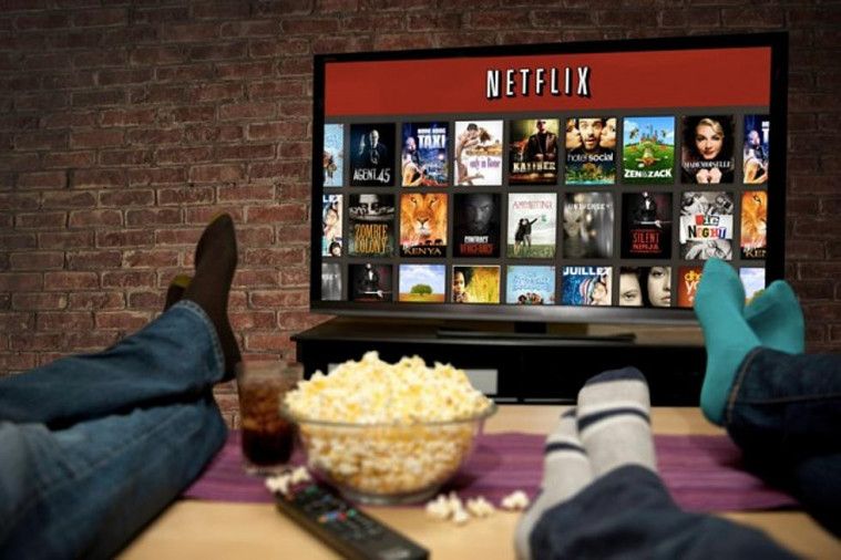 Children Watching Netflix
