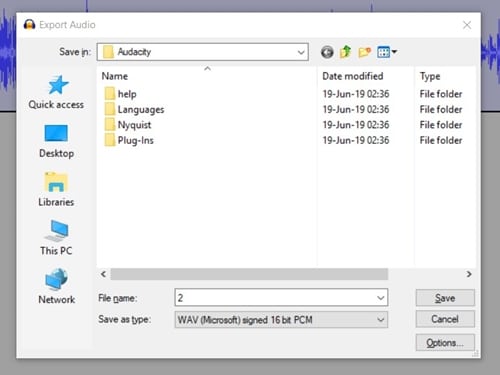 remove echo in audacity