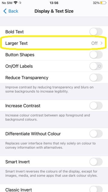 make iphone simpler elderly