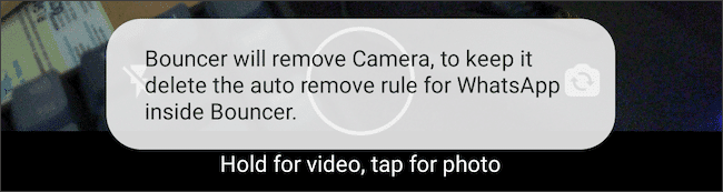 Grant Temporary Permissions Applications Android