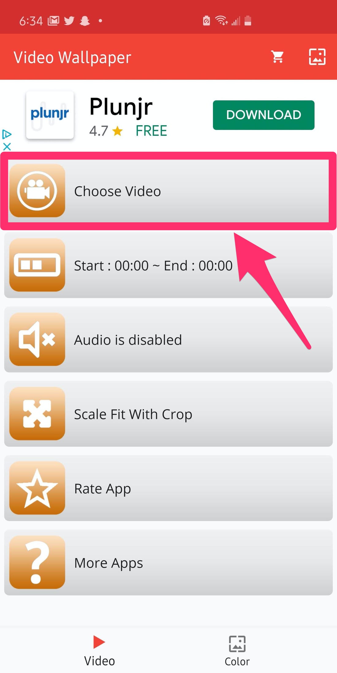set video wallpaper on android 