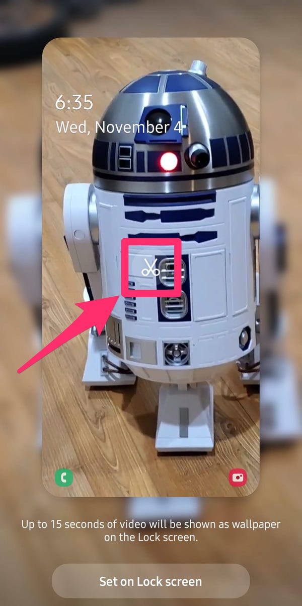 set video wallpaper on android