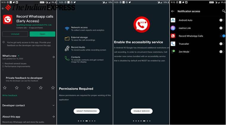 Record WhatsApp Audio Calls Android