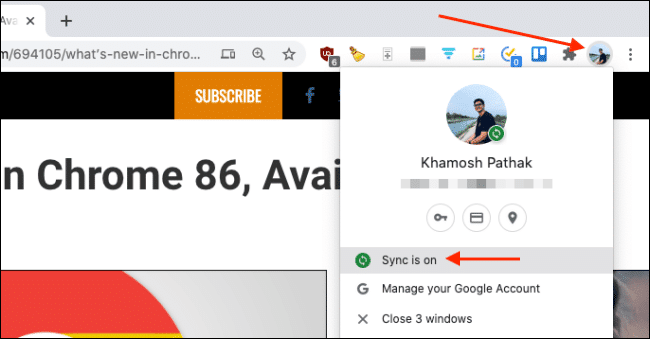 Transfer Chrome Tabs iPhone iPad