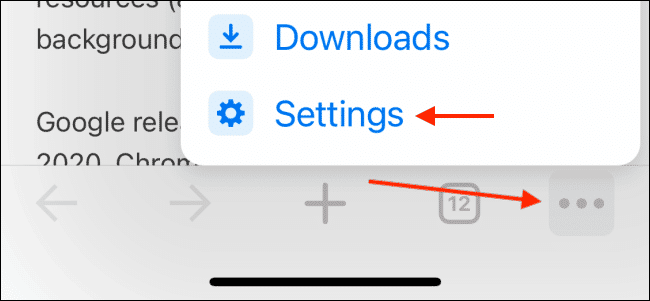 Transfer Chrome Tabs iPhone iPad