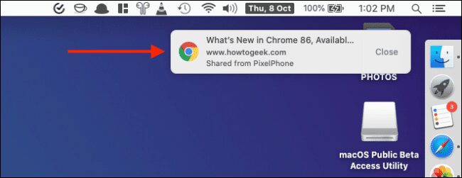 transfer chrome tabs iphone ipad
