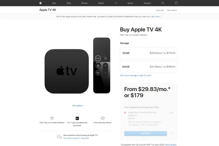 Apple 4k