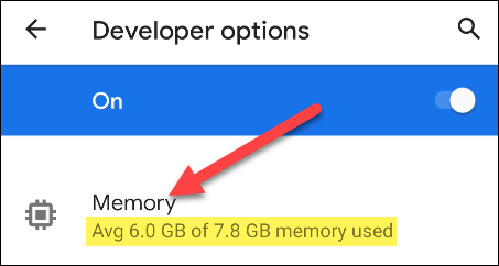 See RAM Android Device