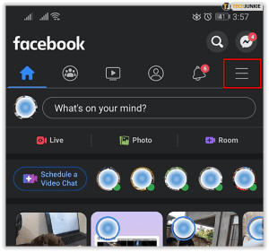 reset facebook app password android 