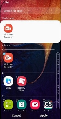 Find Hidden Apps Samsung Galaxy A50