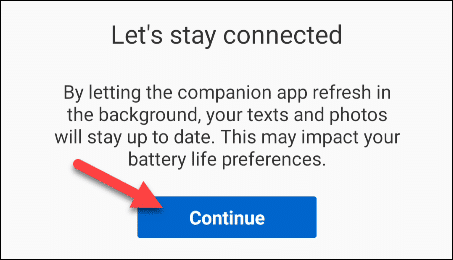 Send Texts Windows 10 Android Device