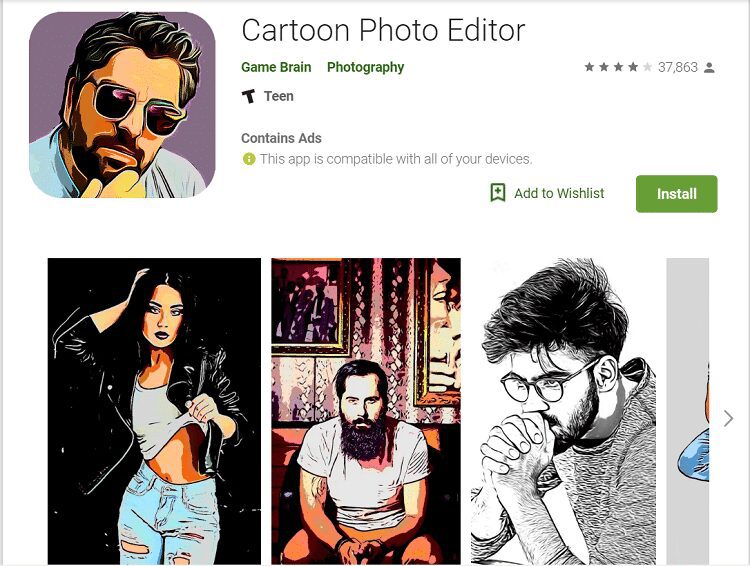 create cartoon avatar from photo