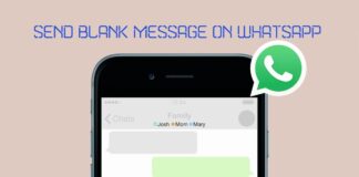 Blank Message On Whatsapp