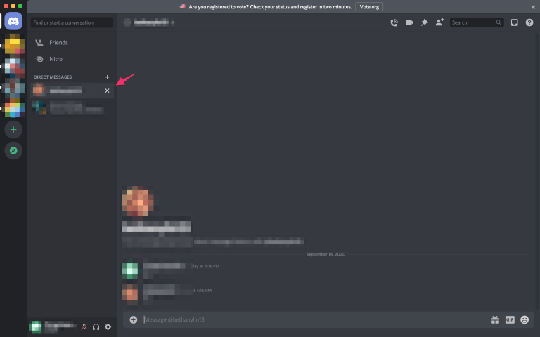 Delete Message In Discord