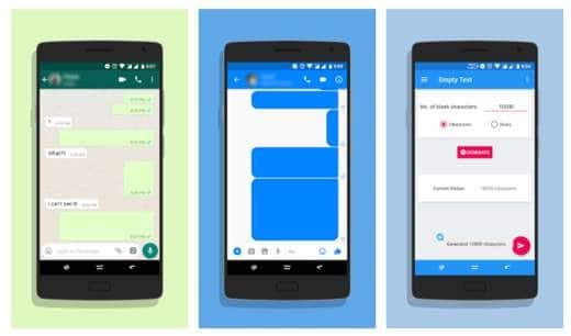 Empty Text! Send Blank Messages