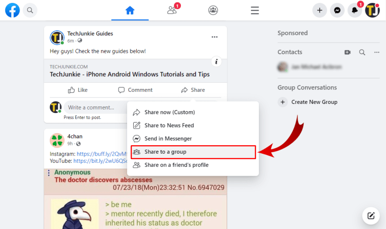 Make Post Shareable Facebook