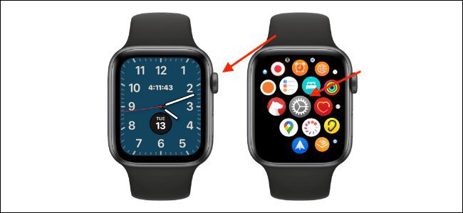 change app layout apple watch