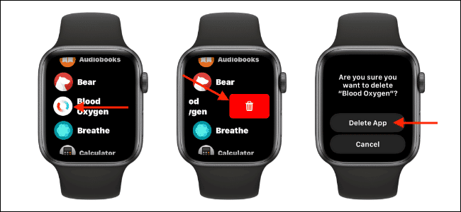 Change App Layout Apple Watch