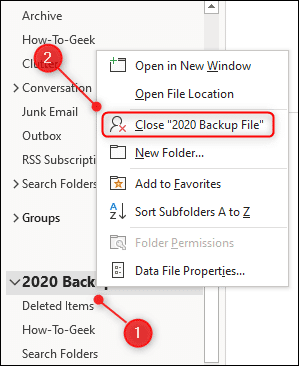 Open PST File Microsoft Outlook