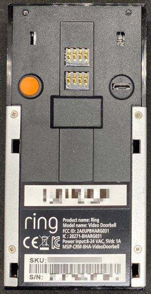 Find Ring Doorbell Serial Number