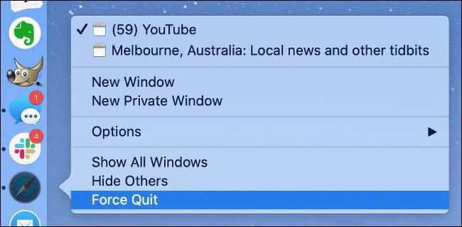 stop spinning wheel on mac