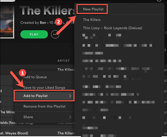 Merge Spotify Playlists