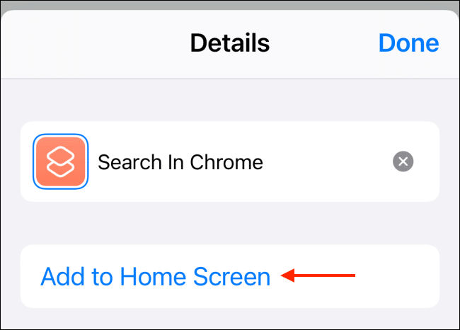 Tap Add To Home Screen