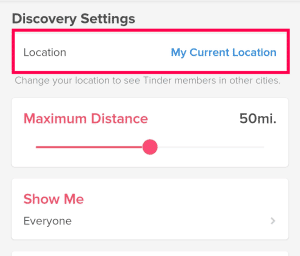 Hide Location In Tinder