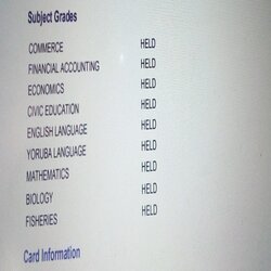 React WAEC Result Withheld