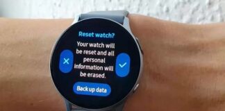 Factory Reset Samsung Smartwatch