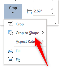 Crop To Shape Option