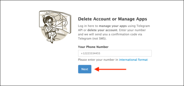 Enter Number And Click Next