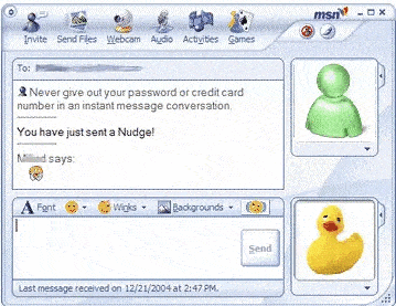 Msn Nudge