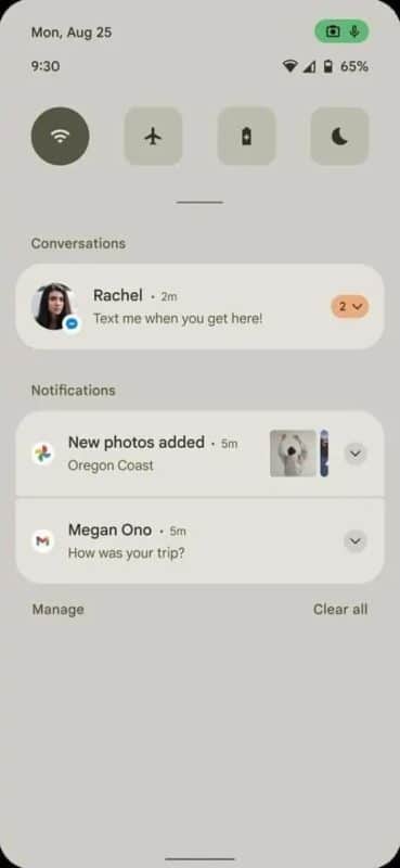 Android 12 Notification