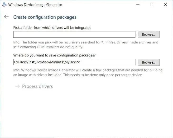 Creat Configuration Packages