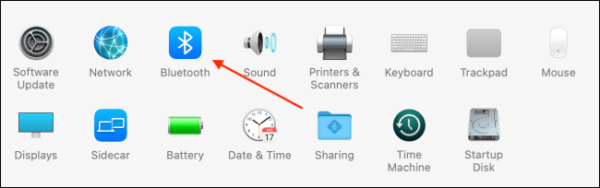 Choose Bluetooth From System Preferences