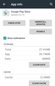 Clear Cache And Data