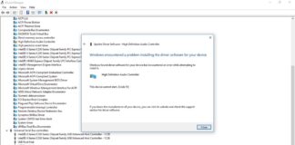 Device Cannot Start Error