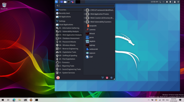 Install Kali Linux Windows 10 WSL 2