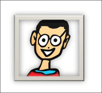 metal frame around image